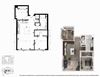 Urban 2 Bedroom 1E Floor Plan - The Merian
